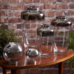 Eurofirany ŚWIĄTECZNE SZKŁO DEKORACYJNE ZOJA (FI) 10X10 CM SREBRNY 2