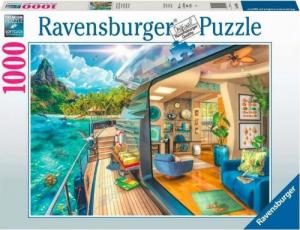 Ravensburger Puzzle 2D 1000 elementów: Rejs w tropiki 1