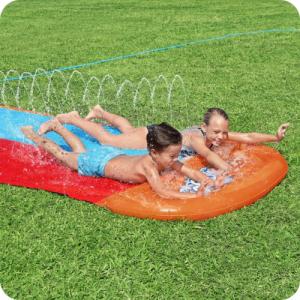 Bestway BESTWAY Ślizgawka podwójna H2OGO! Tsunami z rampą 4.88m 3