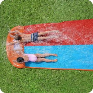 Bestway BESTWAY Ślizgawka podwójna H2OGO! Tsunami z rampą 4.88m 8