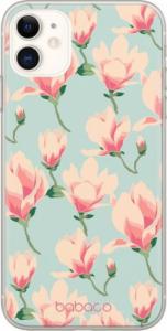 Babaco ETUI NADRUK BABACO KWIATY 016 IPHONE 13 PRO MAX MIĘTOWY 1