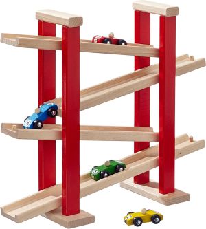 Heros Zjeżdżalnia car racing track (wood / red)  (100027332) 1