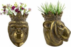 DKD Home Decor Doniczka DKD Home Decor Złoty Żywica (21 x 22.5 x 25.5 cm) (2 pcs) 1