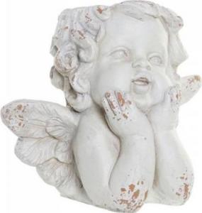 DKD Home Decor Doniczka DKD Home Decor Włókno szklane Biały Anioł (29 x 18 x 25 cm) 1