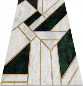 Dywany Łuszczów Dywan EMERALD ekskluzywny 1015 glamour, stylowy marmur, geometryczny butelkowa zieleń / złoty, 240x330 cm 1