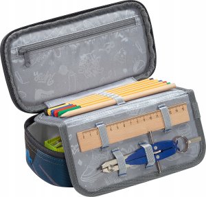 Piórnik Coocazoo COOCAZOO 2.0 przybornik, kolor: Blue Craft 2