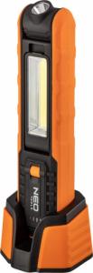 Neo Lampa warsztatowa akumulatorowa 500 lm COB + baza + ładowarka 99-065 1