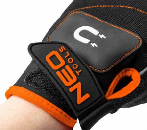 Neo Rękawice robocze z magnesem, bez palców, rozmiar 10" GD014 5