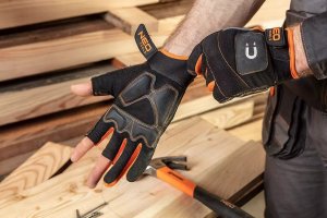 Neo Rękawice robocze z magnesem, bez palców, rozmiar 10" GD014 8