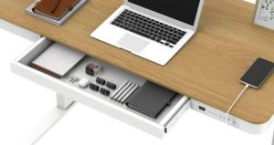 Biurko Tuckano ET119 Biało-Beżowe 120 cm x 60 cm 4