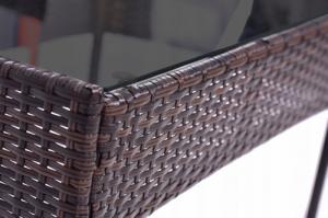 Jumi Meble ogrodowe technorattan MOKKA taras zestaw 8