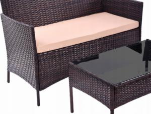 Jumi Meble ogrodowe technorattan MOKKA taras zestaw 9