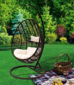 Jumi Fotel wiszący ogrodowy KOKON huśtawka KOSZ BUJANY 3