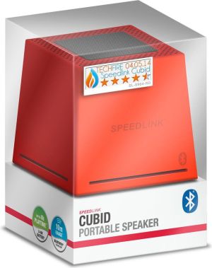 Głośnik Speedlink Cubid czerwony (SL-8904-RD) 3