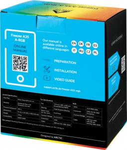 Chłodzenie CPU Arctic Freezer A35 A-RGB (ACFRE00115A) 9