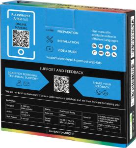 Wentylator Arctic P14 PWM PST A-RGB 0dB (ACFAN00239A) 6