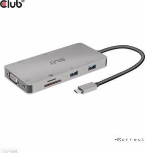 Stacja/replikator Club 3D USB-C (CSV-1594) 2