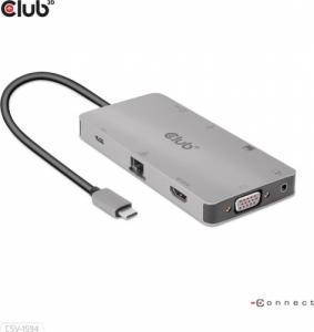 Stacja/replikator Club 3D USB-C (CSV-1594) 3