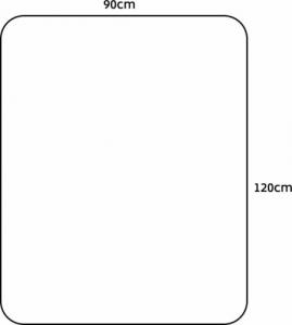 Ergo Office Mata pod krzesło lub fotel obrotowy, transparentna, 1200x900x2mm, ER-421 6