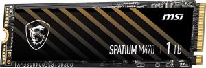 Dysk SSD MSI Spatium M470 1TB M.2 2280 PCI-E x4 Gen4 NVMe (S78-440L420-P83) 2