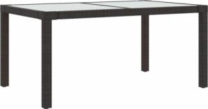 vidaXL 5-cz. zestaw mebli ogrodowych z poduszkami, rattan PE, brązowy 8