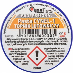 Cynel Zestaw do lutowania miękkiego, lut i pasta 4