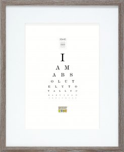 Ramka Deknudt Deknudt S66KH3 P1 30x40 Wood grey oak w. Passepartout 2