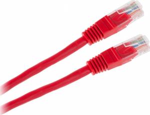 LP Patchcord kabel UTP 8c wtyk-wtyk 1.0m CCA czerwony 1