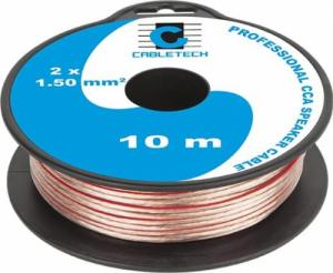 Przewód Cabletech Kabel głośnikowy CCA 1.5mm 10M 1