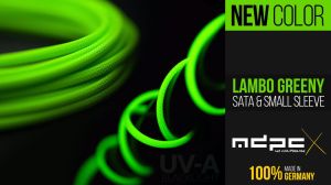 MDPC-X Oplot kabla SATA Sleeve Medium Jasnozielony 1m (SL100-SA-LG) 3