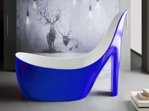 Wanna Toule Wanna 200x80x150 damska szpilka syfon akryl nowa niebieska Lexus 3