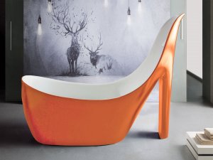 Wanna Toule Wanna 200x80x150 damska szpilka syfon akryl nowa orange 3