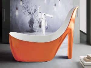 Wanna Toule Wanna 200x80x150 damska szpilka syfon akryl nowa orange 4