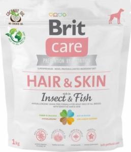 Brit Care Hair&Skin Insect&Fish sucha dla psa 1 kg 1