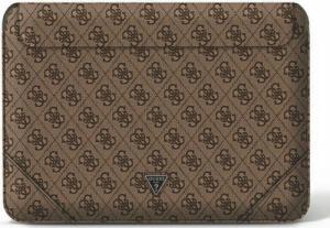 Etui na tablet Guess Guess Sleeve GUCS14P4TW 13/14" brązowy /brown 4G Uptown Triangle logo 1