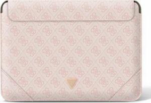 Etui na tablet Guess Guess Sleeve GUCS14P4TP 13/14" rożowy /pink 4G Uptown Triangle logo 1