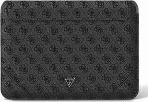 Etui na tablet Guess Guess Sleeve GUCS14P4TK 13/14" czarny/black 4G Uptown Triangle logo 1