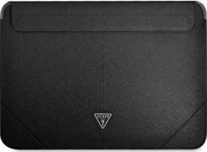 Etui na tablet Guess Guess Sleeve GUCS14PSATLK 13/14" czarny /black Saffiano Triangle Logo 1