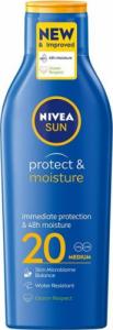 Nivea NIVEA_Sun Protect &amp; Moisture nawilżający balsam do opalania SPF20 200ml 1