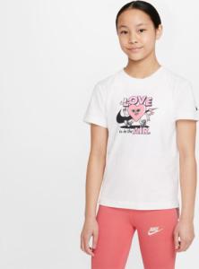 Nike Koszulka Nike Sportswear Jr girls DO1327 100 DO1327 100 biały S (128-137) 1
