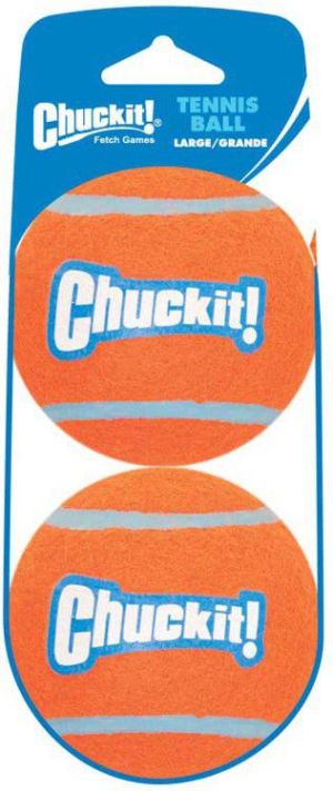 Chuckit! TENNIS BALL SHRINK LARGE 2PAK (84021) 1