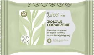 Luba LUBA_Med Ziołowe odświeżenie naturalne chusteczki do higieny intymnej 20 szt. 1