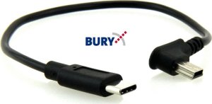 Kabel USB Bury USB-C - miniUSB Czarny (0-07-0257-0F.01_LF) 2