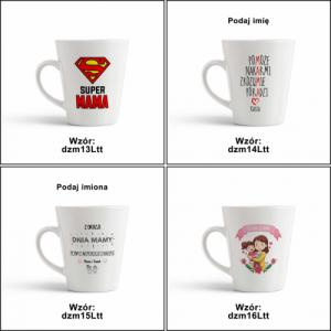 DARKSTORY KUBEK LATTE DZIEŃ MATKI DLA MAMY PREZENT + IMIĘ 2
