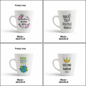 DARKSTORY KUBEK LATTE DZIEŃ MATKI DLA MAMY PREZENT + IMIĘ 3
