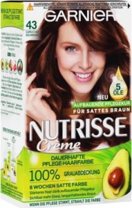 Garnier (DE) Garnier Nutrisse, 43 Capuccino Goldbraun, Farba do włosów (PRODUKT Z NIEMIEC) 1