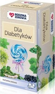 Silesian Pharma Rodzina Zdrowia Dla Diabetyków zioła do zaparzenia 20 saszetek - Długi termin ważności! 1