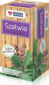 Silesian Pharma Rodzina Zdrowia Szałwia zioła do zaparzenia 30 saszetek - Długi termin ważności! 1