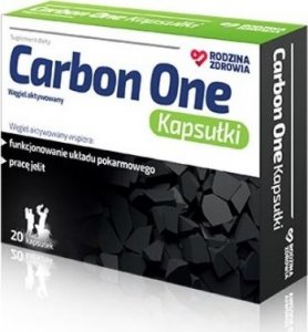 Silesian Pharma Rodzina Zdrowia Carbon One 20 kapsułek - Długi termin ważności! 1