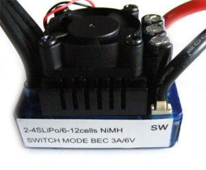 VRX Racing Dwukierunkowy regulator obrotów 120A 7.2V - 14.4V (VRX/85278) 2